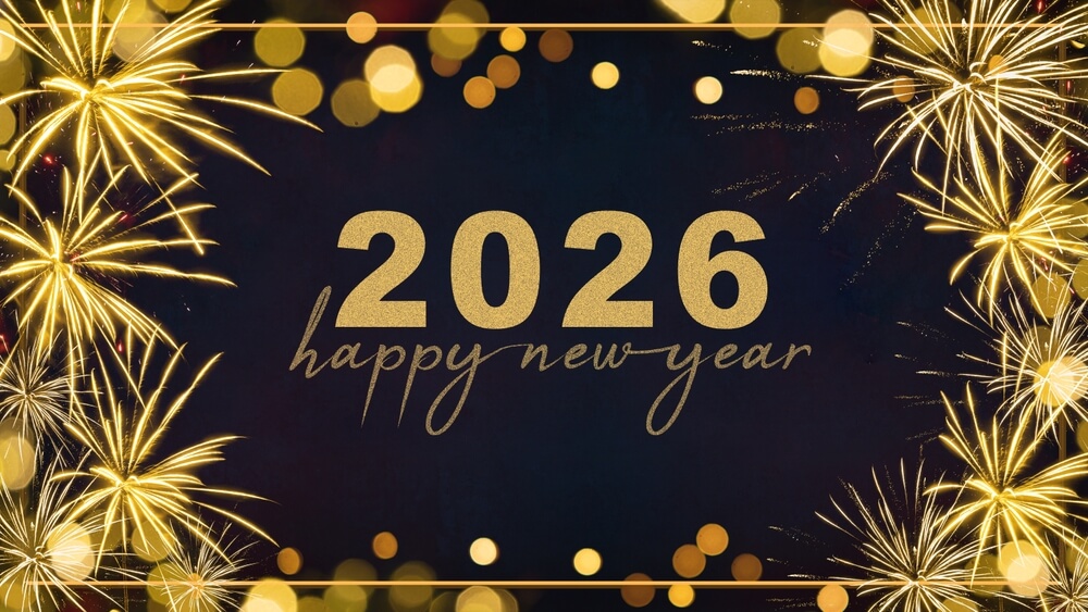 Happy New Year Wallpapers With Wishes For 2026