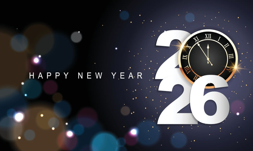 Happy New Year Wallpapers With Wishes For 2026