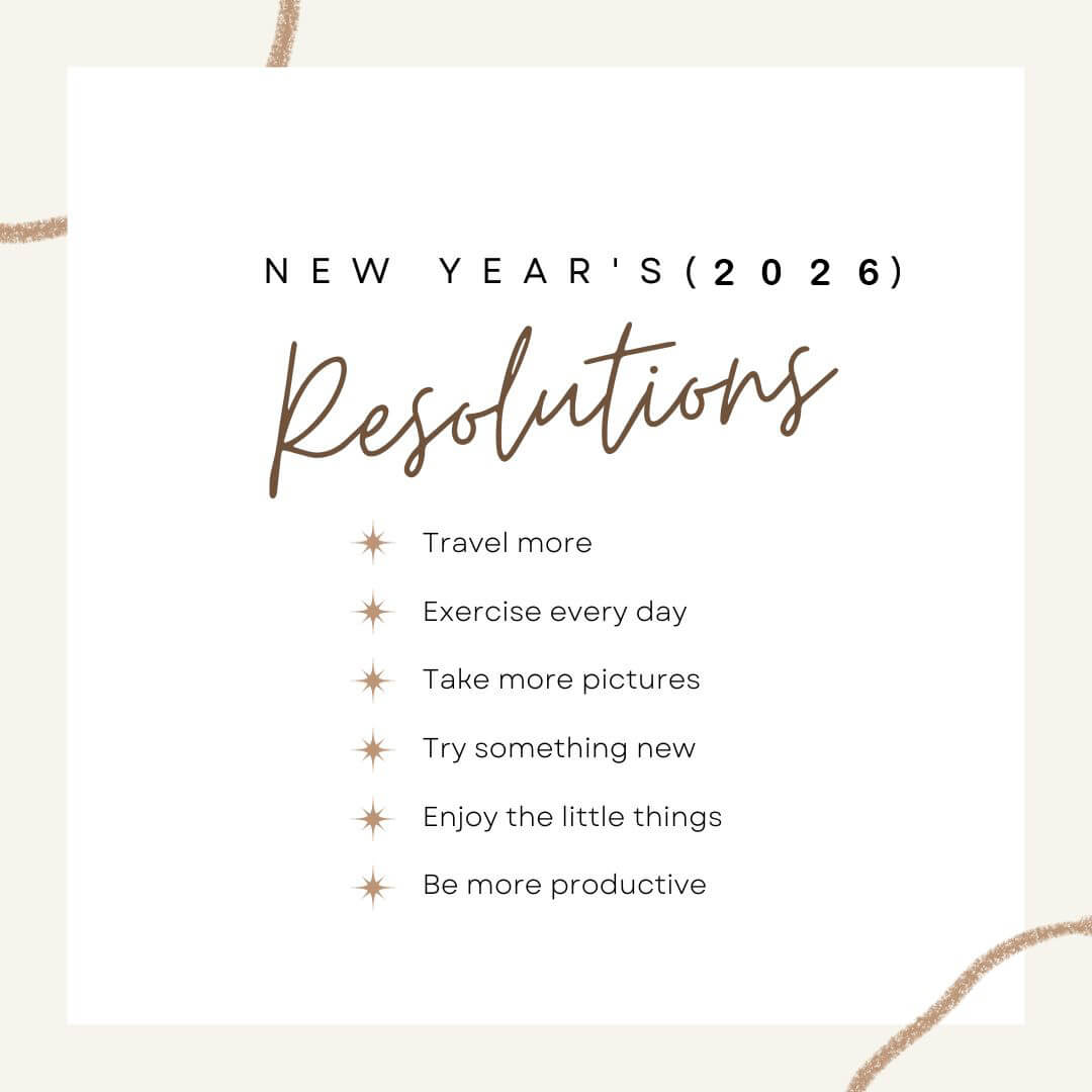 Happy New Year 2026 Resolutions 1