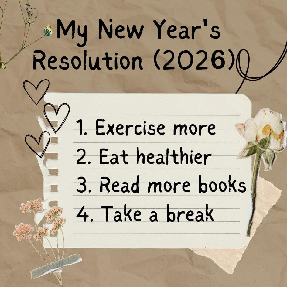 My New Year 2026 Resolutions