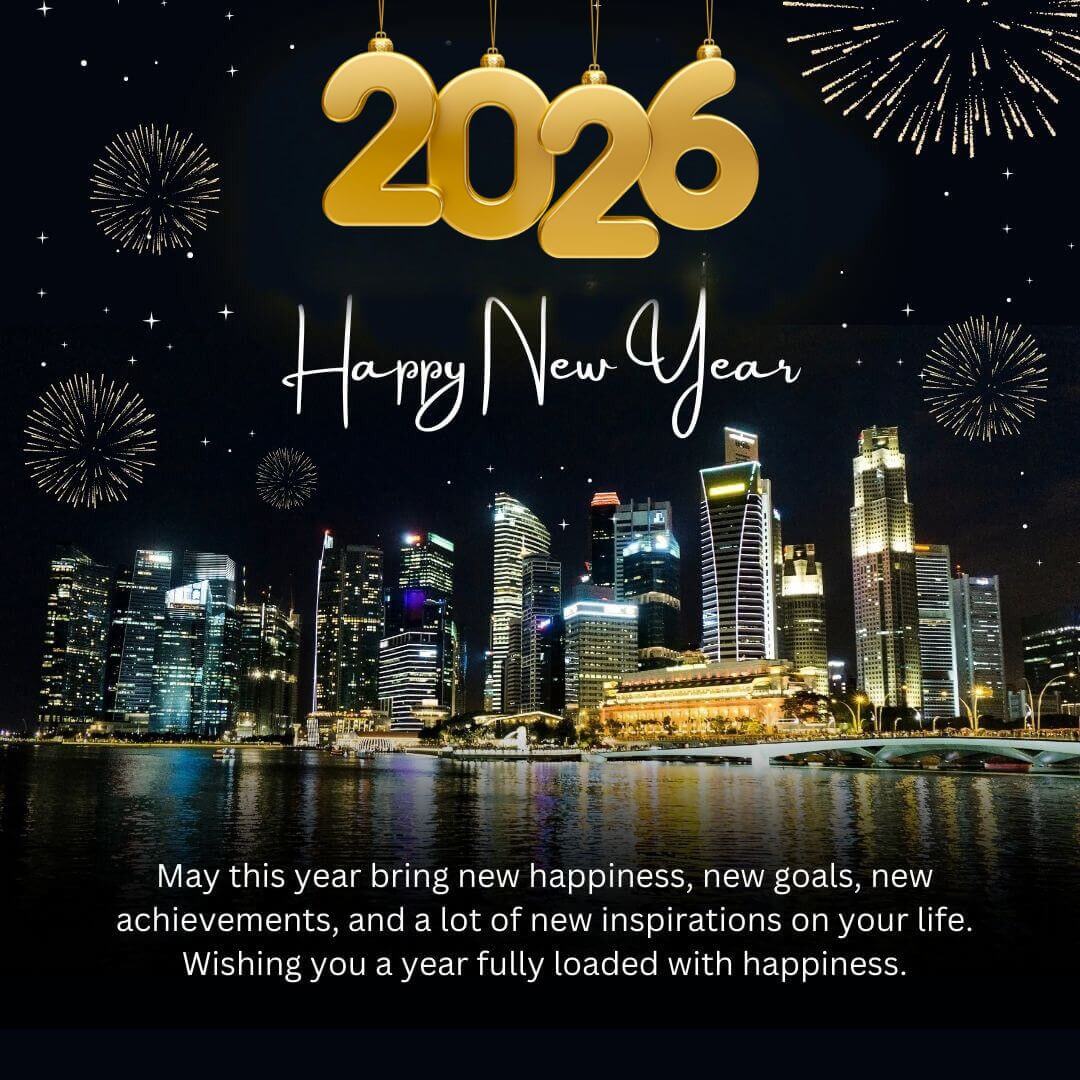 2026 Happy New Year Greeting Cards