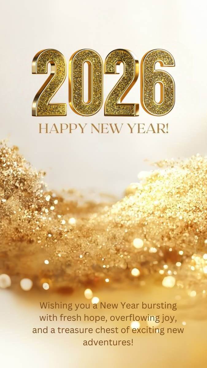 Best Happy New Year 2026 Greeting Whatsapp Status Image