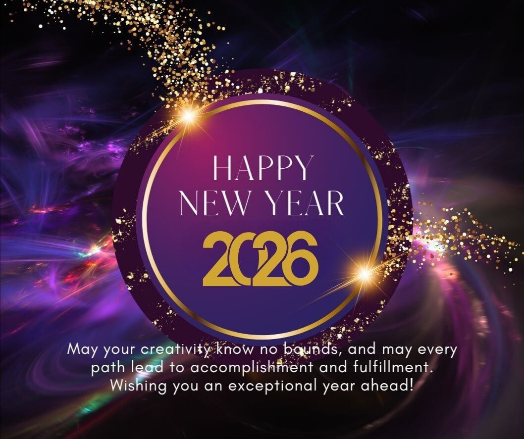 Elegant Professional New Year Wishes 2026 With Images