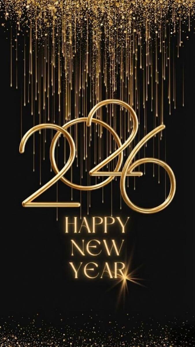Happy New Year 2026 Ecard Whatsapp Status