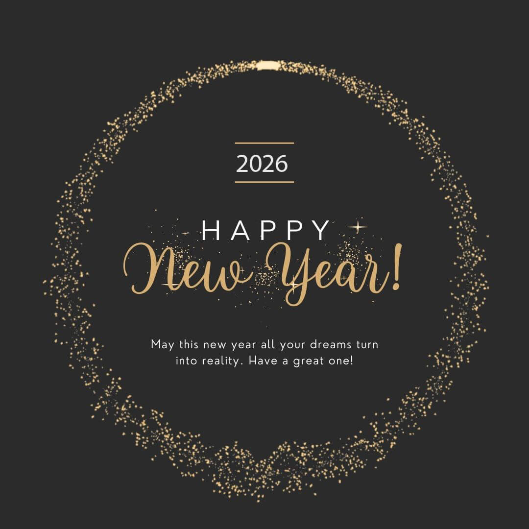 Happy New Year 2026 Ecard Greeting Card Free Image