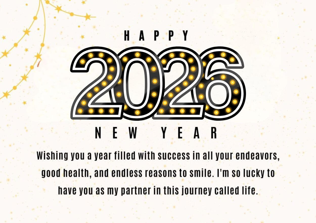 New Year 2026 Wishes For My Dear Boyfriend