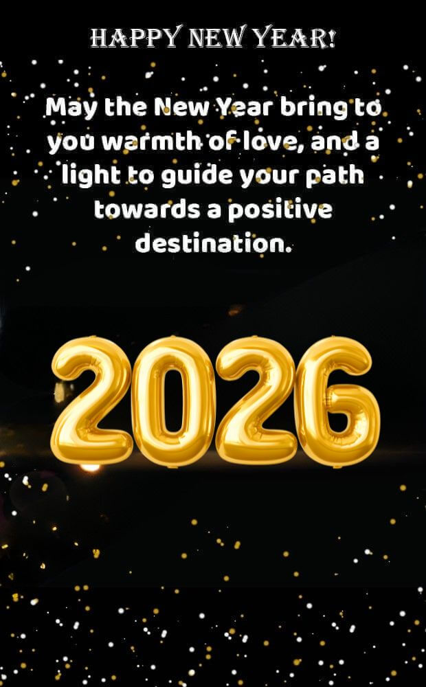 Short Happy New Year 2026 Messages Image