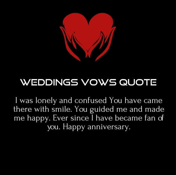 wedding vows examples