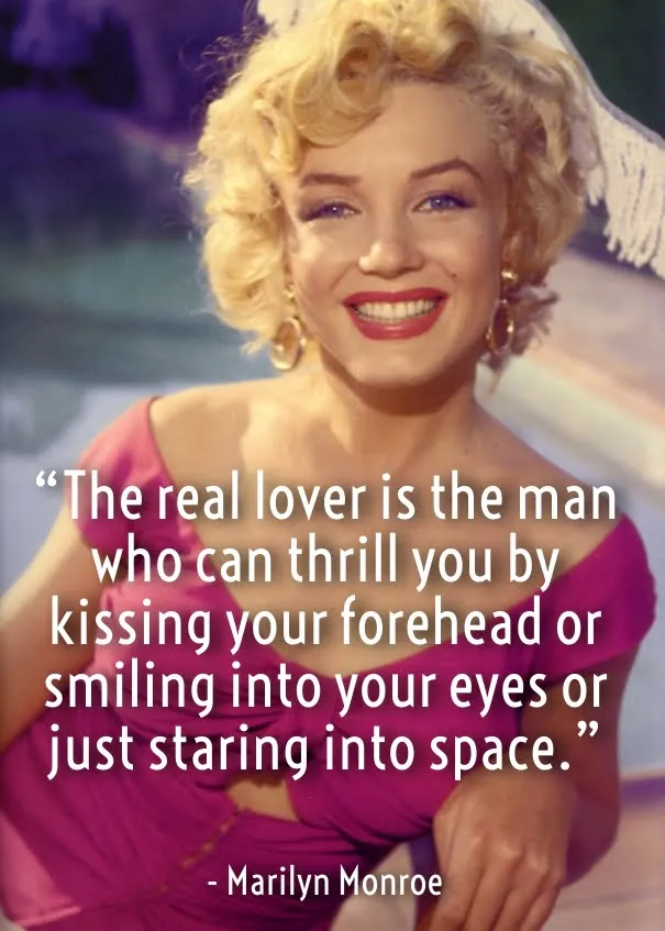 Marilyn Monroe love quotes for her