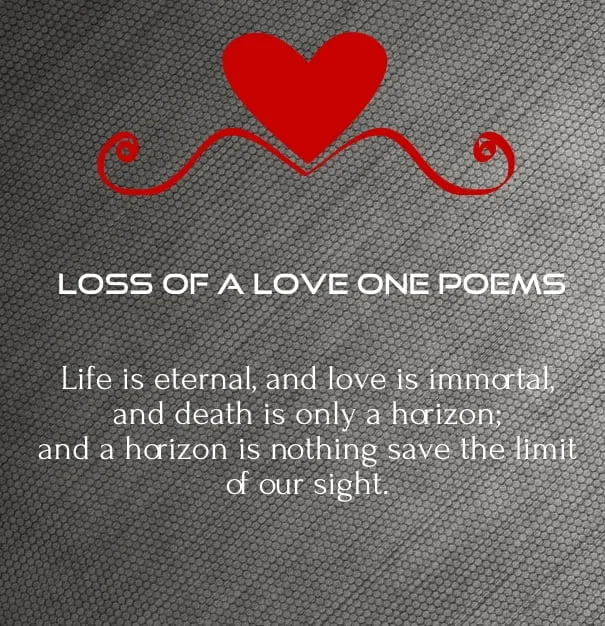 poems about death of a loved one