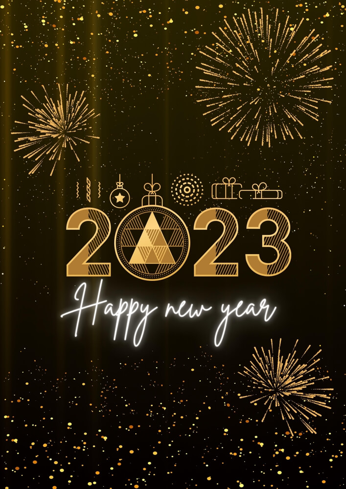 Happy New Year Cell Phone Wallpaper  Wallpaper HD 2023