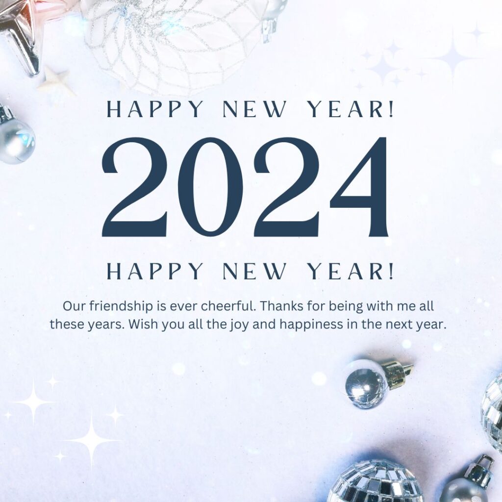 150 Happy New Year 2025 Wishes For Best Friends With Images Quotes   Happy New Year 2024 Greeting For Best Friends 1024x1024 