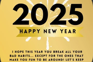 Funny New Year Wishes For Sister 2025