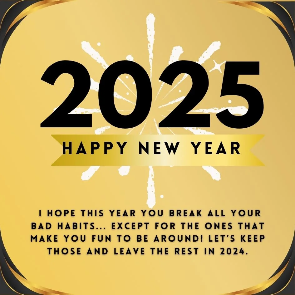 Funny New Year Wishes For Sister 2025