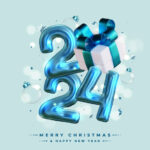 Merry Christmas And Happy New Year 2024 HD Profile Picture