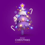 Merry Christmas Elegant Profile Picture HD