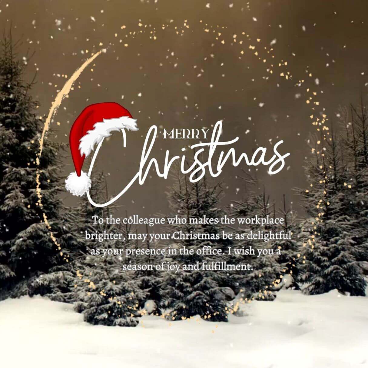 70 Merry Christmas Wishes For Colleagues 2024 With Images Quotes Square