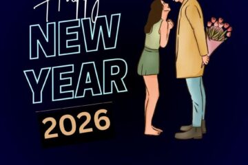 Cute Romantic Happy New Year 2026 Wishes For Wife