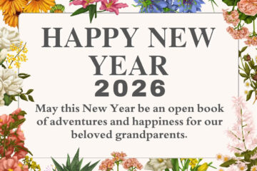 Happy 2026 New Year Wishes For Grandparents With Image