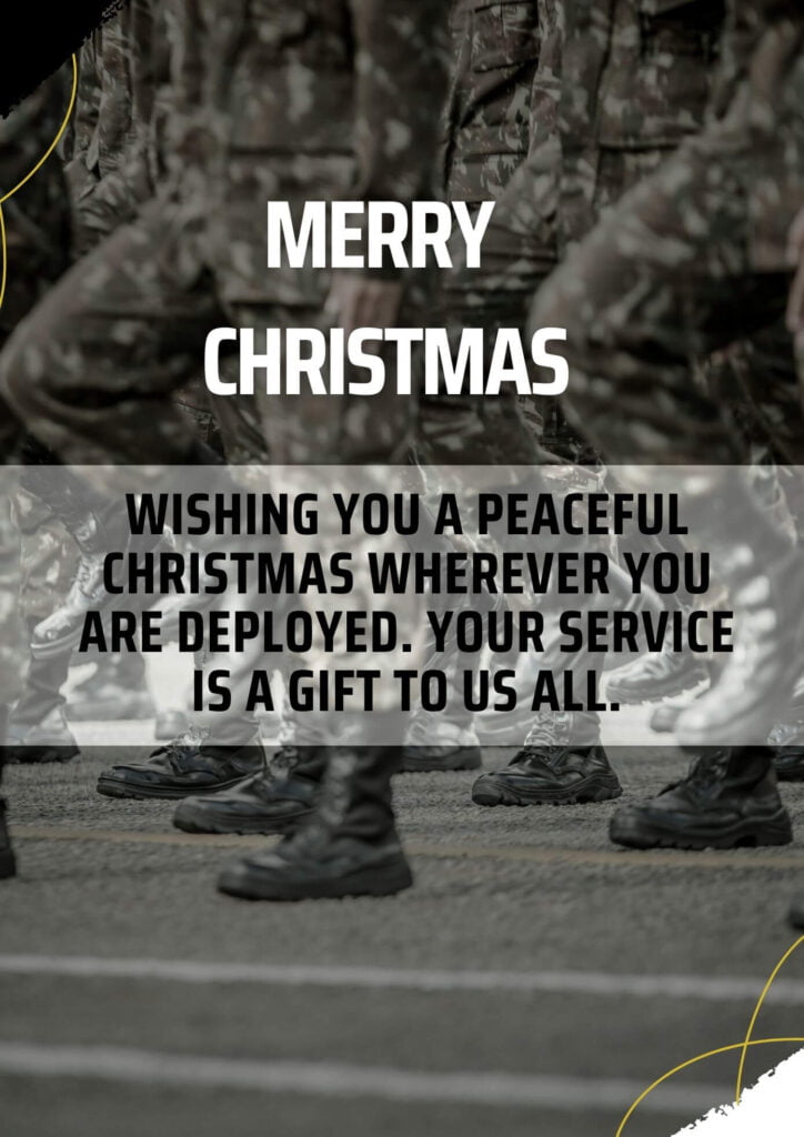 100 Christmas Wishes for Deployed Soldiers and Troops 2024 Quotes Square