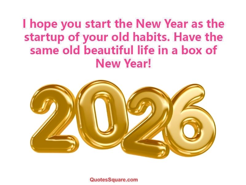 New Year 2026 Resolution Quotes Image Funny Jokes