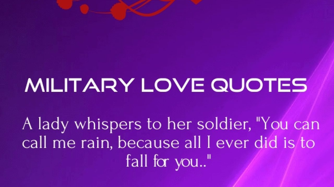 military love quotes