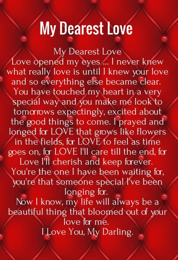 examples of love letters - QuotesSquare