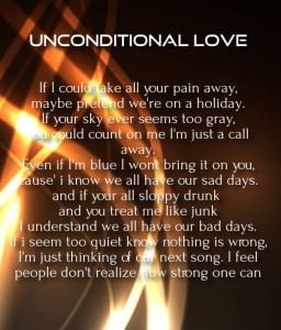 poems about unconditional love