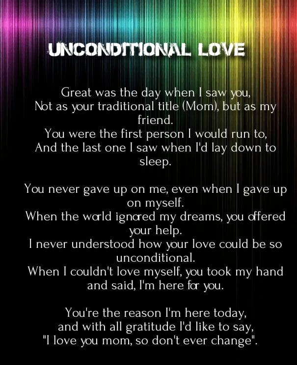 Unconditional Love Poems And Quotes Girlfriend Quotes Square