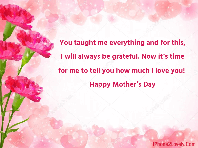 Mothers Day Wishes Greeting To Mom From Daughter