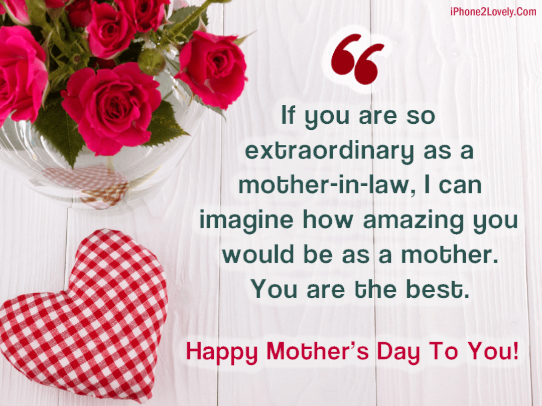 Cute Mothers Day Quotes Saying From Son In Law QuotesSquare